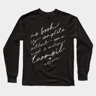 Kat Singleton Quote Tee - White Long Sleeve T-Shirt